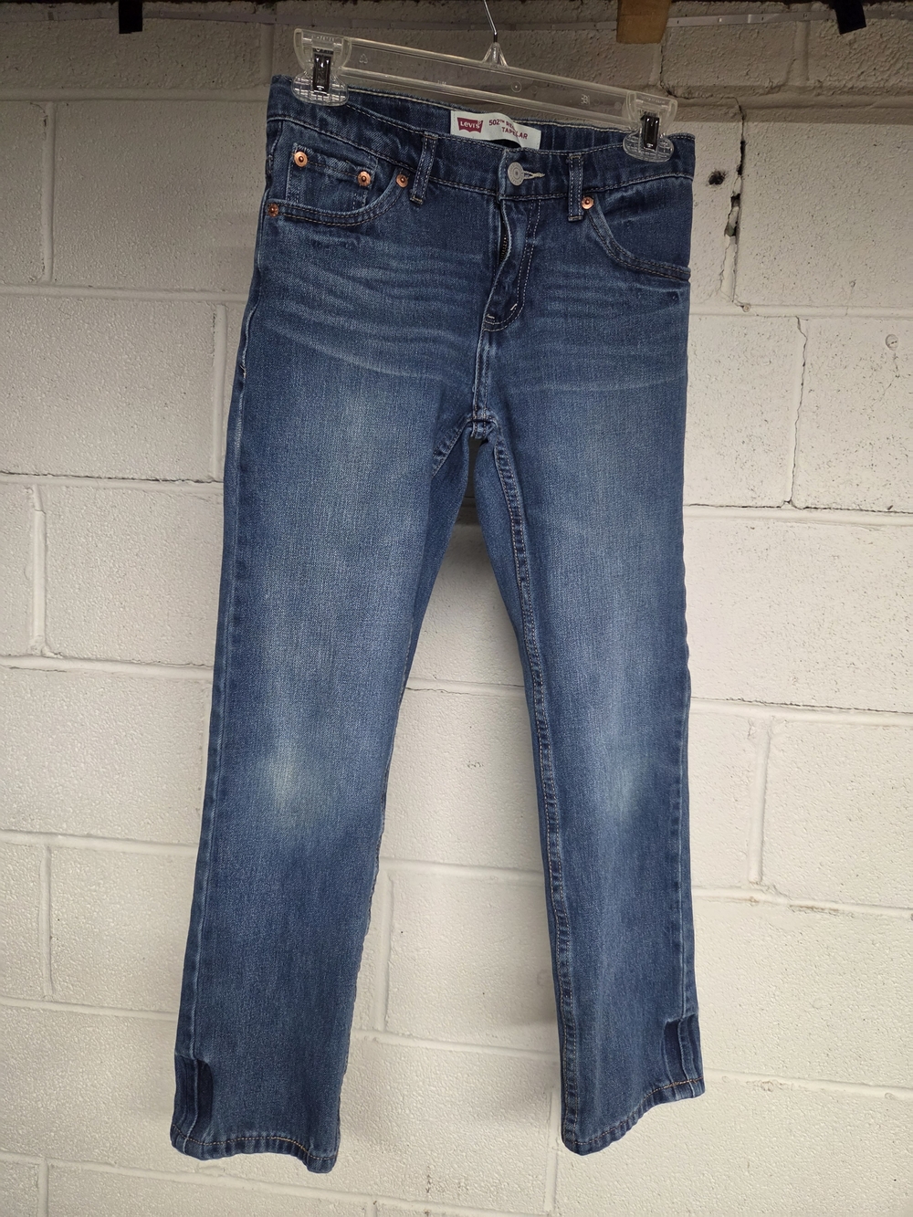 Levi's Boy's Classic Blue 502 Taper-Leg Jeans